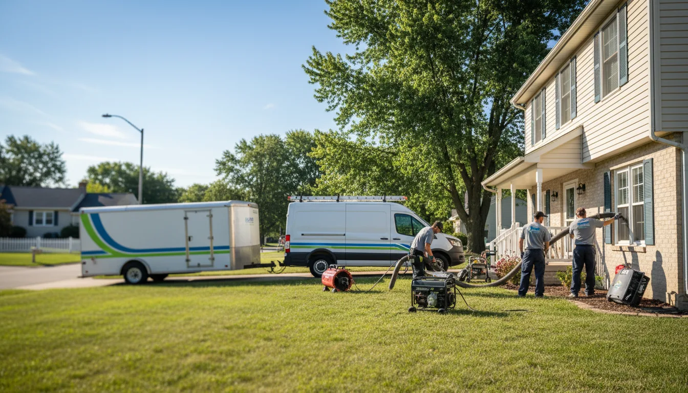 Flooded Basement Restoration And Cleanup With Repair in Staffordsville, KY near me